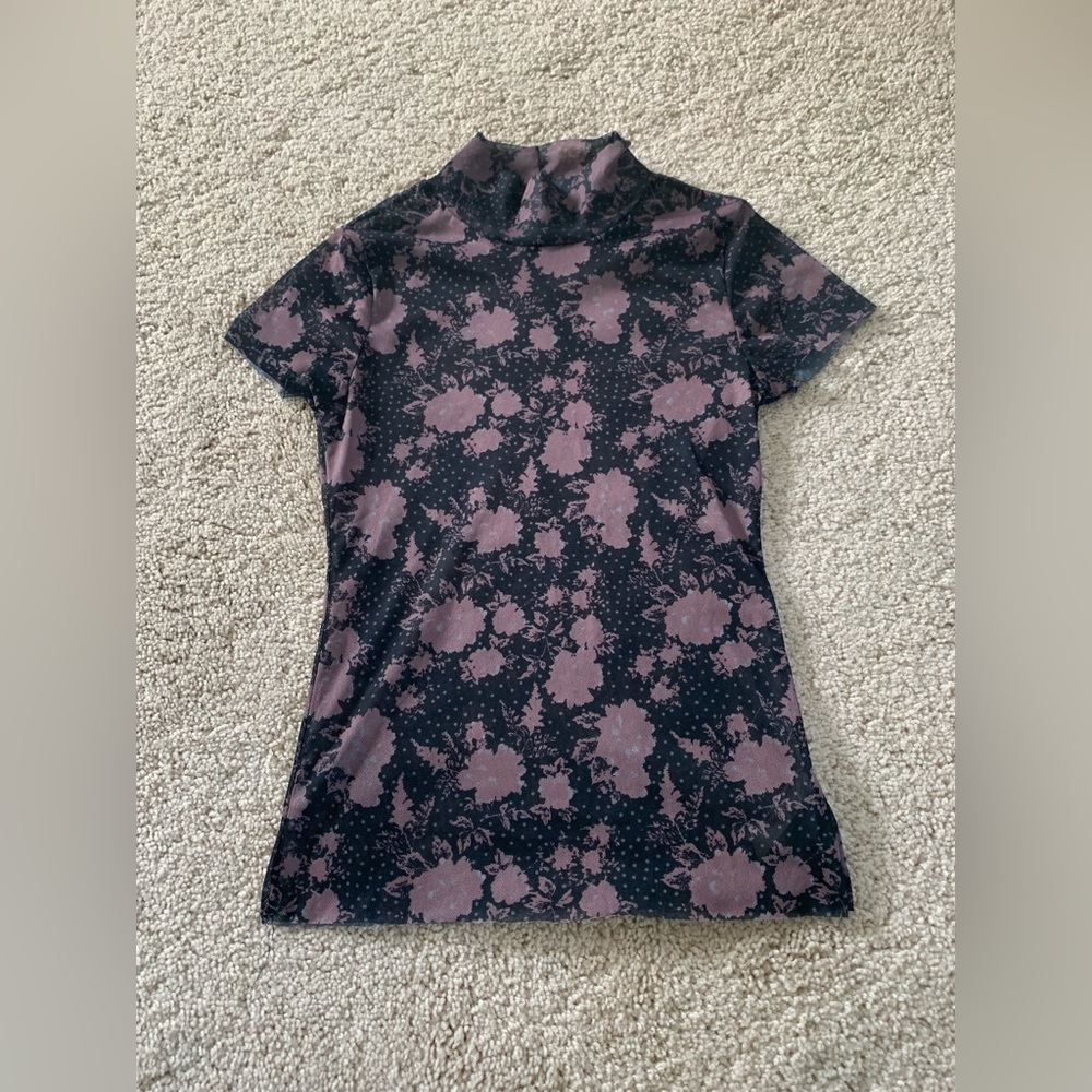 NWOT Topshop Mockneck